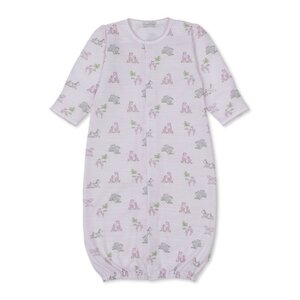Kissy Kissy Safari Party Printed Pink Convertible Gown