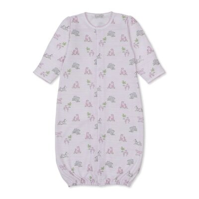 Kissy Kissy Safari Party Printed Pink Convertible Gown