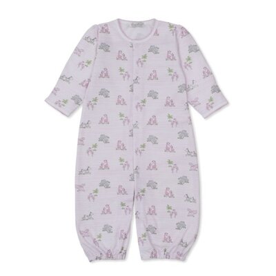 Kissy Kissy Safari Party Printed Pink Convertible Gown