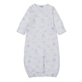 Kissy Kissy Nightfall Printed Light Blue Convertible Gown