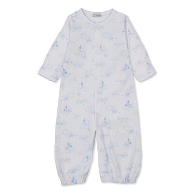 Kissy Kissy Nightfall Printed Light Blue Convertible Gown