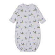 Kissy Kissy Golf Championship Printed Lt Blue Convertible Gown