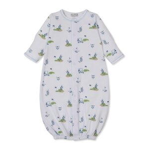 Kissy Kissy Golf Championship Printed Lt Blue Convertible Gown