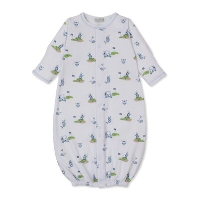 Kissy Kissy Golf Championship Printed Lt Blue Convertible Gown