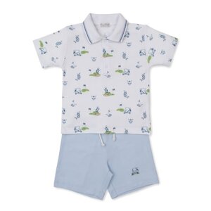 Kissy Kissy Golf Championship Printed Bermuda Set