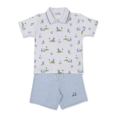Kissy Kissy Golf Championship Printed Bermuda Set