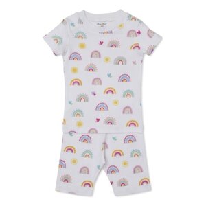 Kissy Kissy Rainbow Sunshine Printed Short Snug PJ Set