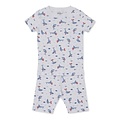 Kissy Kissy *PRE-ORDER*Tropical Whales Printed Blue Short Snug PJ Set