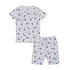 Kissy Kissy Tropical Whales Printed Blue Short Snug PJ Set