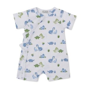 Kissy Kissy Dinosaur Delight Printed Short Playsuit