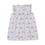 Kissy Kissy Golf Championship Printed Pink Dress