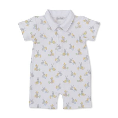 Kissy Kissy Baby's First Easter Printed Short Playsuit
