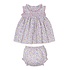 Kissy Kissy Pastel Gardens Printed Smocked Dress Set