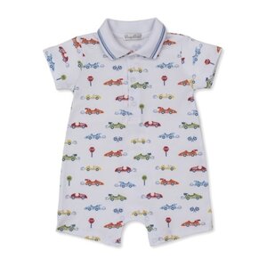 Kissy Kissy Sizzling Speedway Printed Short Playsuit