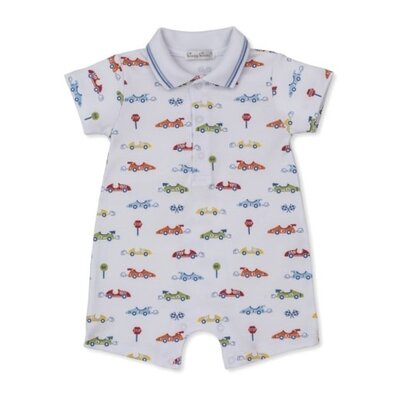 Kissy Kissy Sizzling Speedway Printed Short Playsuit