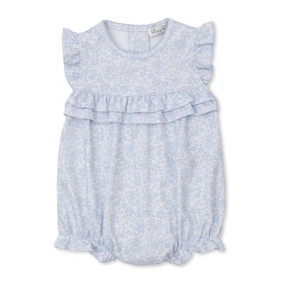 Kissy Kissy Country Gardens Lt Blue Printed Bubble