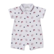 Kissy Kissy *PRE-ORDER*Star Spangled Freedom Printed Short Playsuit