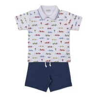 Kissy Kissy Sizzling Speedway Printed Bermuda Set