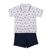 Kissy Kissy Star Spangled Freedom Printed Bermuda Set