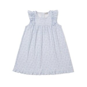 Kissy Kissy Country Gardens Lt Blue Printed Dress