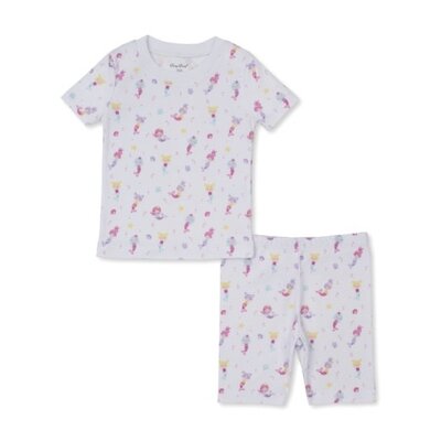 Kissy Kissy Underwater Mermaids Printed Short Snug PJ Set