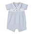 Kissy Kissy Classic Treasures Lt Blue Stripe Sailboat Short Playsuit