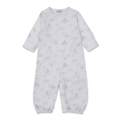 Kissy Kissy Nightfall Printed Silver Convertible Gown