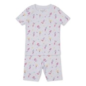 Kissy Kissy Underwater Mermaids Printed Short Snug PJ Set