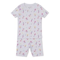 Kissy Kissy Underwater Mermaids Printed Short Snug PJ Set