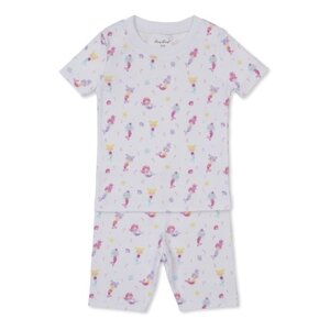 Kissy Kissy *PRE-ORDER*Underwater Mermaids Printed Short Snug PJ Set