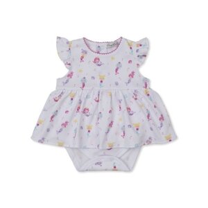 Kissy Kissy Underwater Mermaids Printed Bodysuit Dress