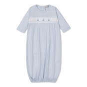 Kissy Kissy Classic Treasures Lt Blue Stripe Sailboat Sack