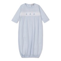 Kissy Kissy Classic Treasures Lt Blue Stripe Sailboat Sack