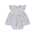 Kissy Kissy Summer Wildflowers Printed Bodysuit Dress