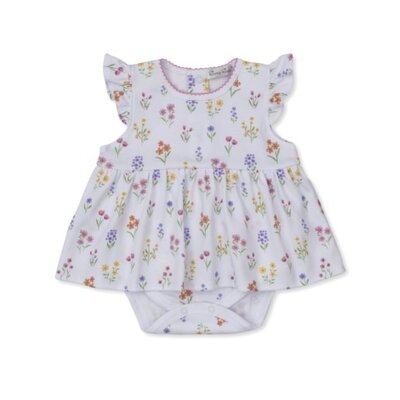 Kissy Kissy *PRE-ORDER*Summer Wildflowers Printed Bodysuit Dress
