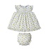 Kissy Kissy Lemon Blossoms Printed Woven Dress Set