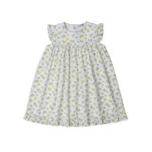 Kissy Kissy Lemon Blossoms Printed Woven Dress