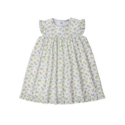 Kissy Kissy Lemon Blossoms Printed Woven Dress
