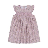 Kissy Kissy Blossoming Bows Printed Smocked Dress