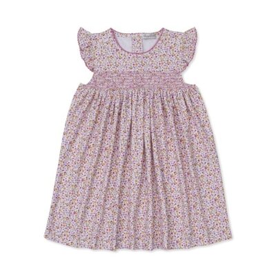 Kissy Kissy Blossoming Bows Printed Smocked Dress