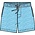 RuffleButts + RuggedButts Blue Breeze Bay Color Changing Performance Hybrid Swim Trunks