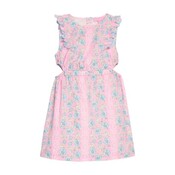 Little English | BISBY Cutout Dress - Spring Marguerite Floral