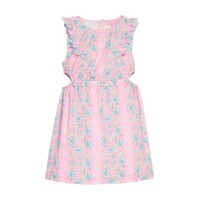 Little English | BISBY Cutout Dress - Spring Marguerite Floral