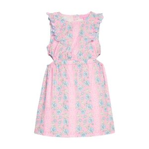 Little English | BISBY Cutout Dress - Spring Marguerite Floral