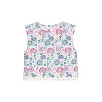 Bellavista Blooms Ric Rac Shell Top