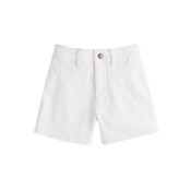 Little English | BISBY Ivory Denim Shorts