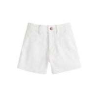 Little English | BISBY Ivory Denim Shorts