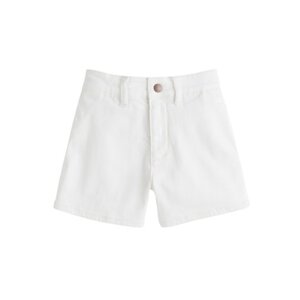 Little English | BISBY Ivory Denim Shorts