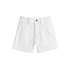 Little English | BISBY Ivory Denim Shorts