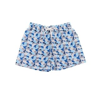 Saltwater Boys Company Blue Camo Saint Simons Swim Trunks
